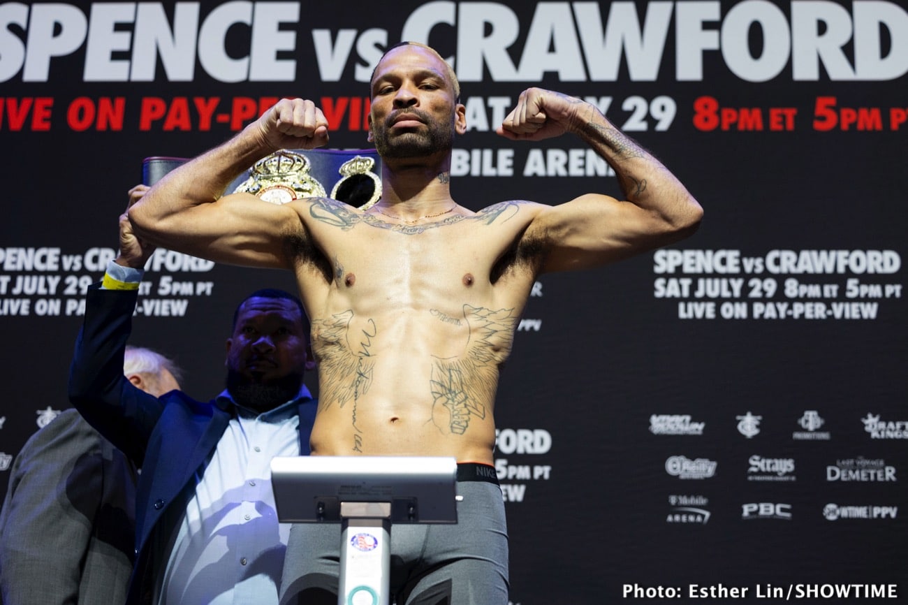 Boxing photo: Errol Spence, Terence Crawford image Bud Crawford vs Errol Spence Tonight: Start Time, TV & Streaming