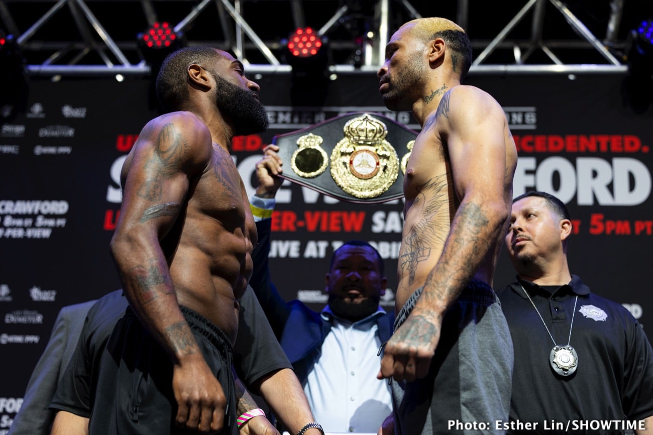 Boxing photo: Errol Spence, Terence Crawford image Bud Crawford vs Errol Spence Tonight: Start Time, TV & Streaming