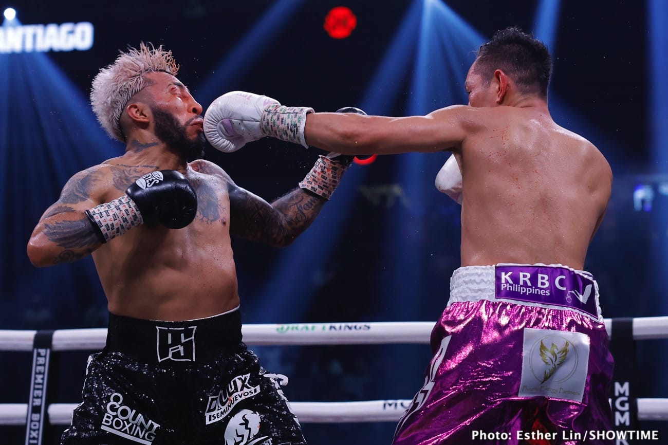 Boxing photo: Alexandro Santiago, Nonito Donaire image Alexandro Santiago defeats Nonito Donaire - Boxing Results