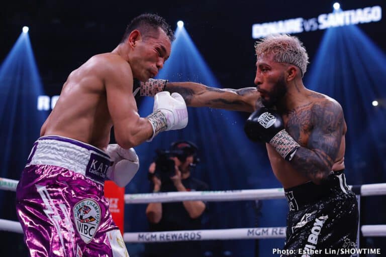 Alexandro Santiago defeats Nonito Donaire - Boxing Results