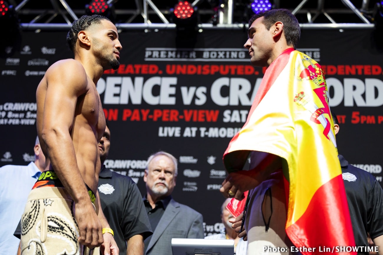 Boxing photo: Errol Spence, Terence Crawford image Bud Crawford vs Errol Spence Tonight: Start Time, TV & Streaming