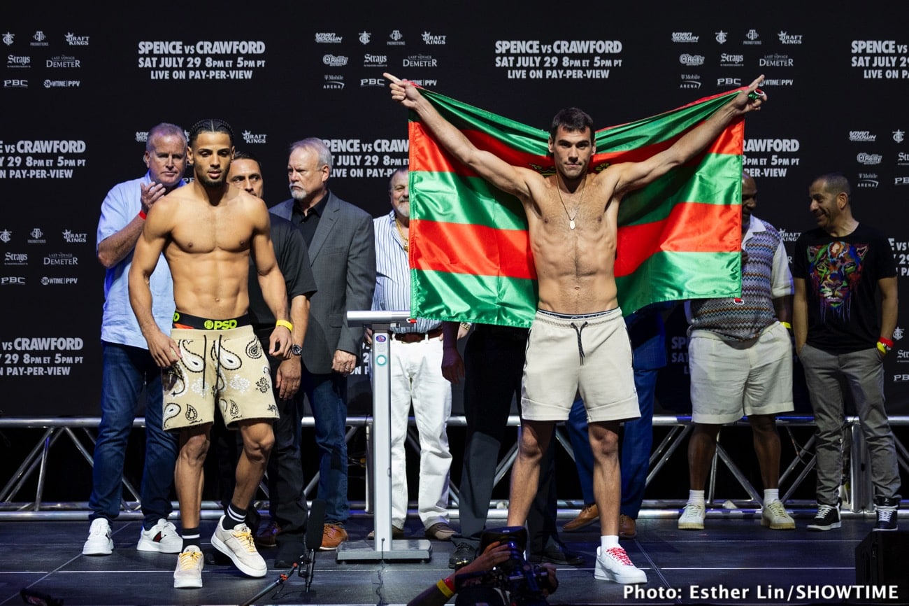 Boxing photo: Errol Spence, Terence Crawford image Bud Crawford vs Errol Spence Tonight: Start Time, TV & Streaming