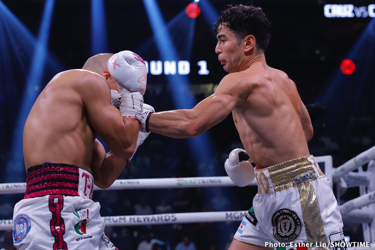Boxing photo: Giovanni Cabrera, Isaac Cruz image Isaac Cruz Decisions Giovanni Cabrera - Boxing Results