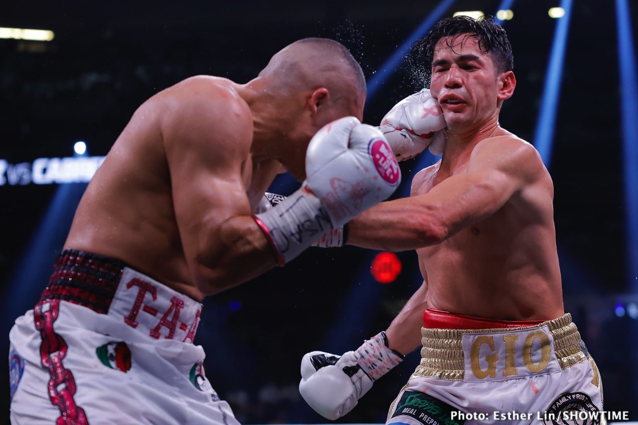 Boxing photo: Giovanni Cabrera, Isaac Cruz image Isaac Cruz Decisions Giovanni Cabrera - Boxing Results