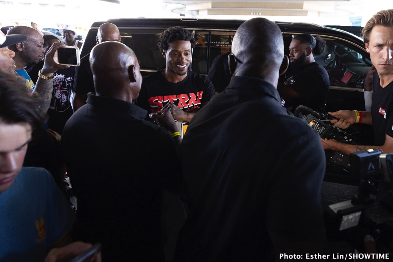 Errol Spence says he's boiling "Crawfish" Crawford on Saturday night