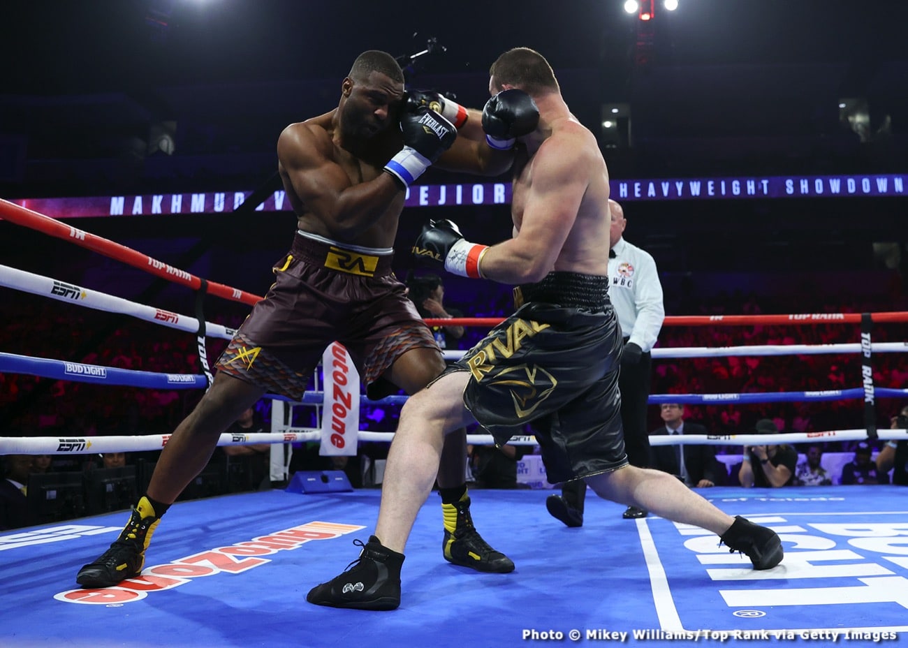 Makhmudov's U.S. Debut Ends with TKO Victory - Boxing Results