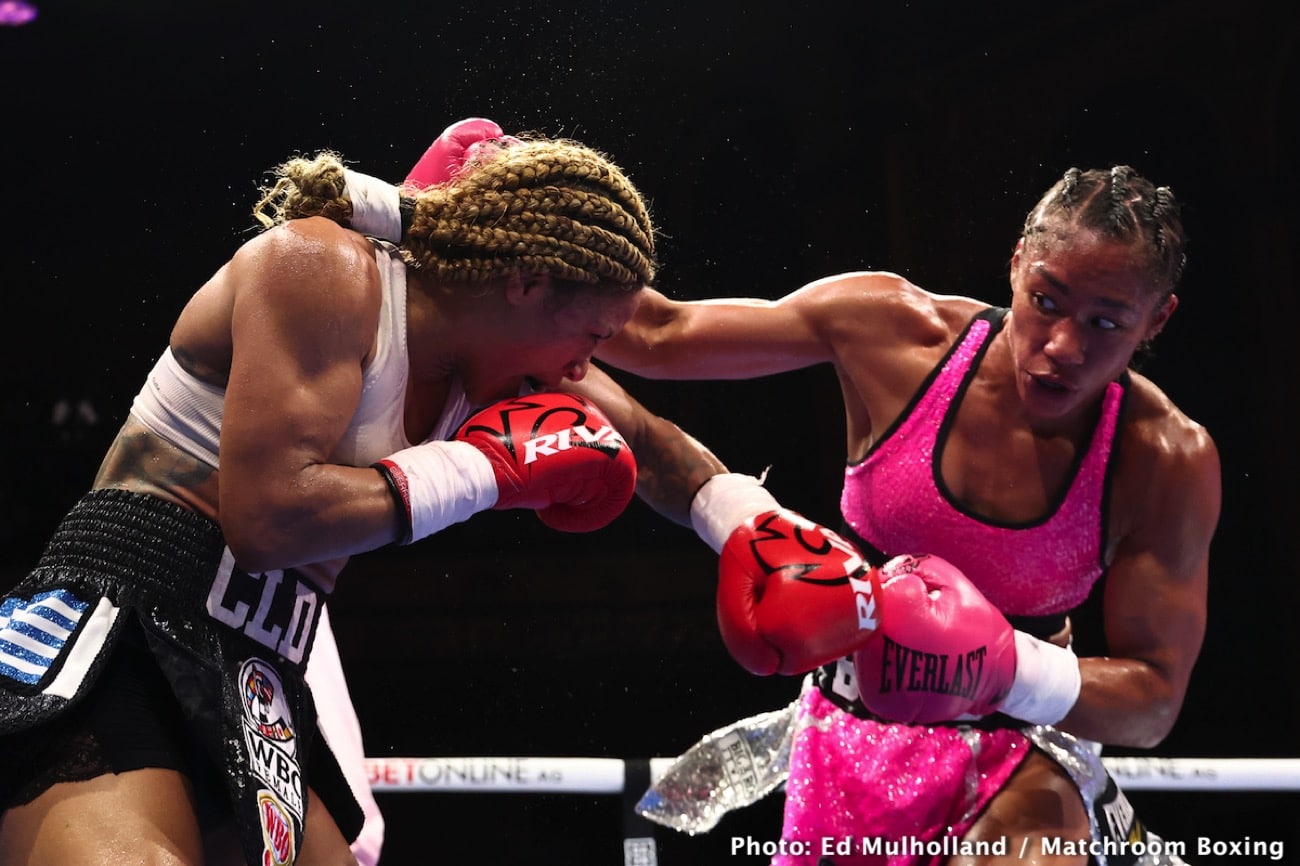Alycia Baumgardner outpoints Linardatou - Boxing results
