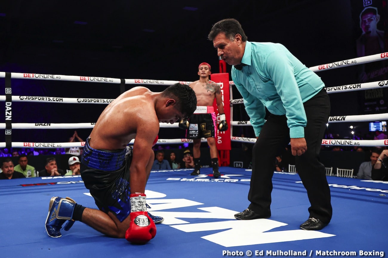 Diego Pacheco destroys Manuel Gallegos - Boxing results