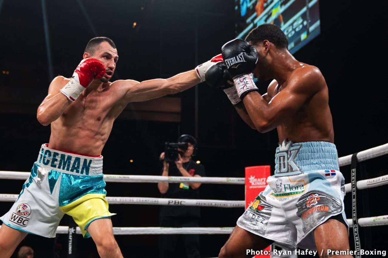 Boxing photo: Artem Harutyunyan, Elvis Rodriguez, Frank Martin, Viktor Postol image Frank Martin decisions Artem Harutyunyan - Boxing results