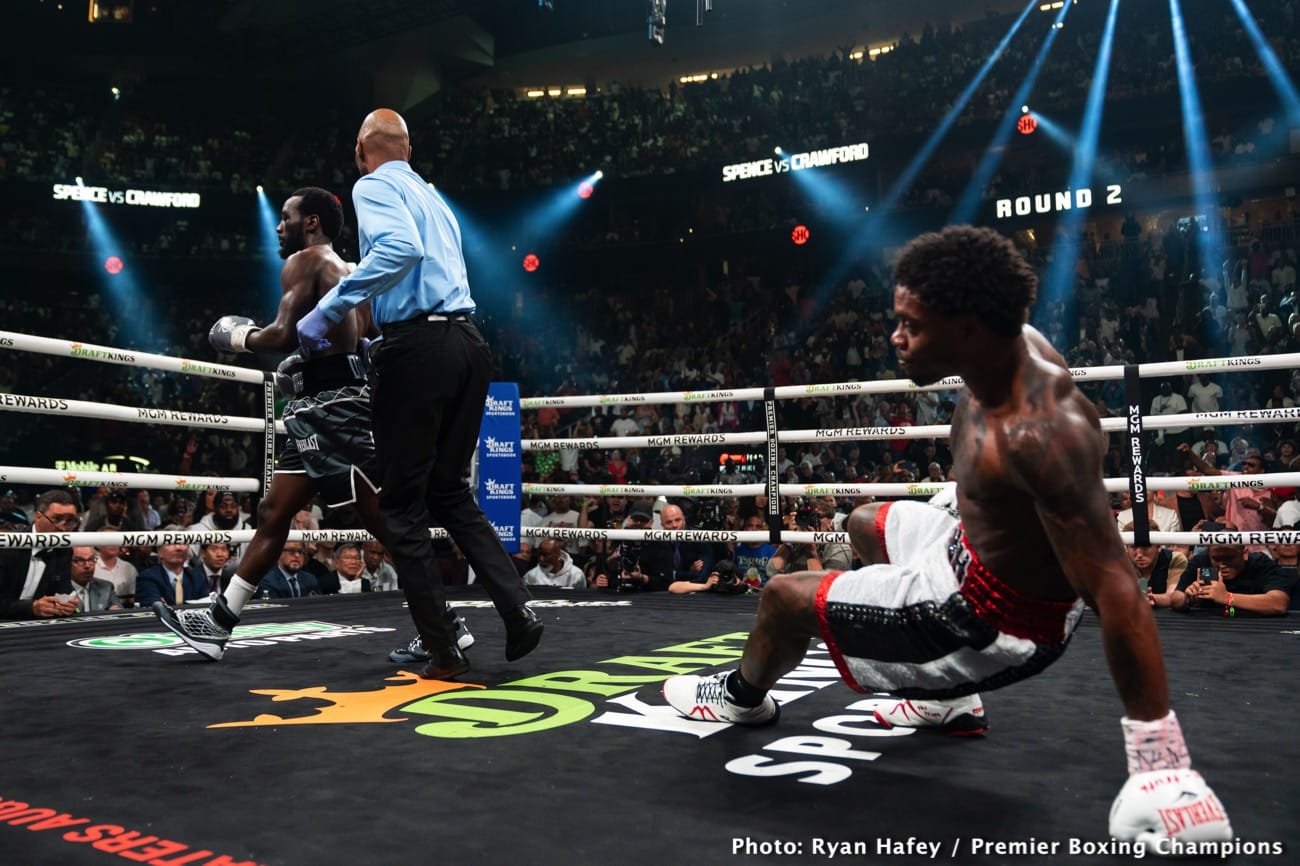 Boxing photo: Errol Spence Jr., Terence Crawford image Boxing Tonight: Spence vs. Crawford – Live Results