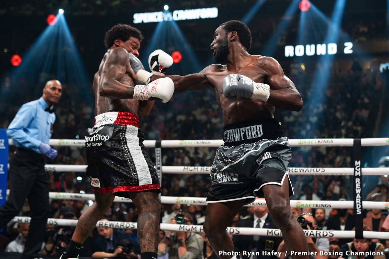 Boxing photo: Errol Spence Jr., Terence Crawford image Boxing Tonight: Spence vs. Crawford – Live Results