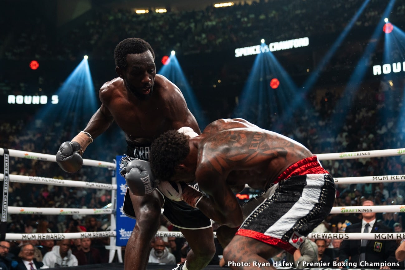 Boxing photo: Errol Spence Jr., Terence Crawford image Boxing Tonight: Spence vs. Crawford – Live Results