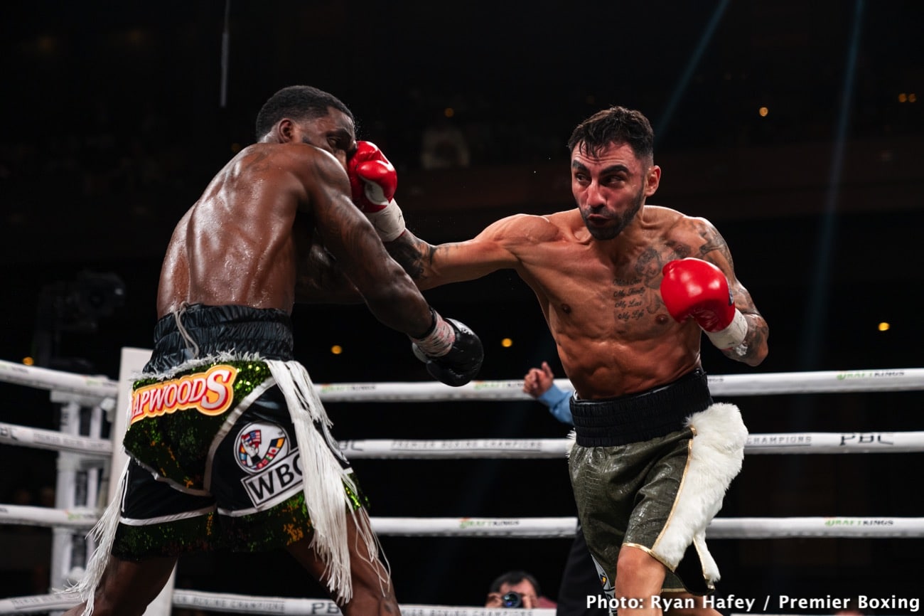 Boxing photo: Artem Harutyunyan, Elvis Rodriguez, Frank Martin, Viktor Postol image Frank Martin decisions Artem Harutyunyan - Boxing results