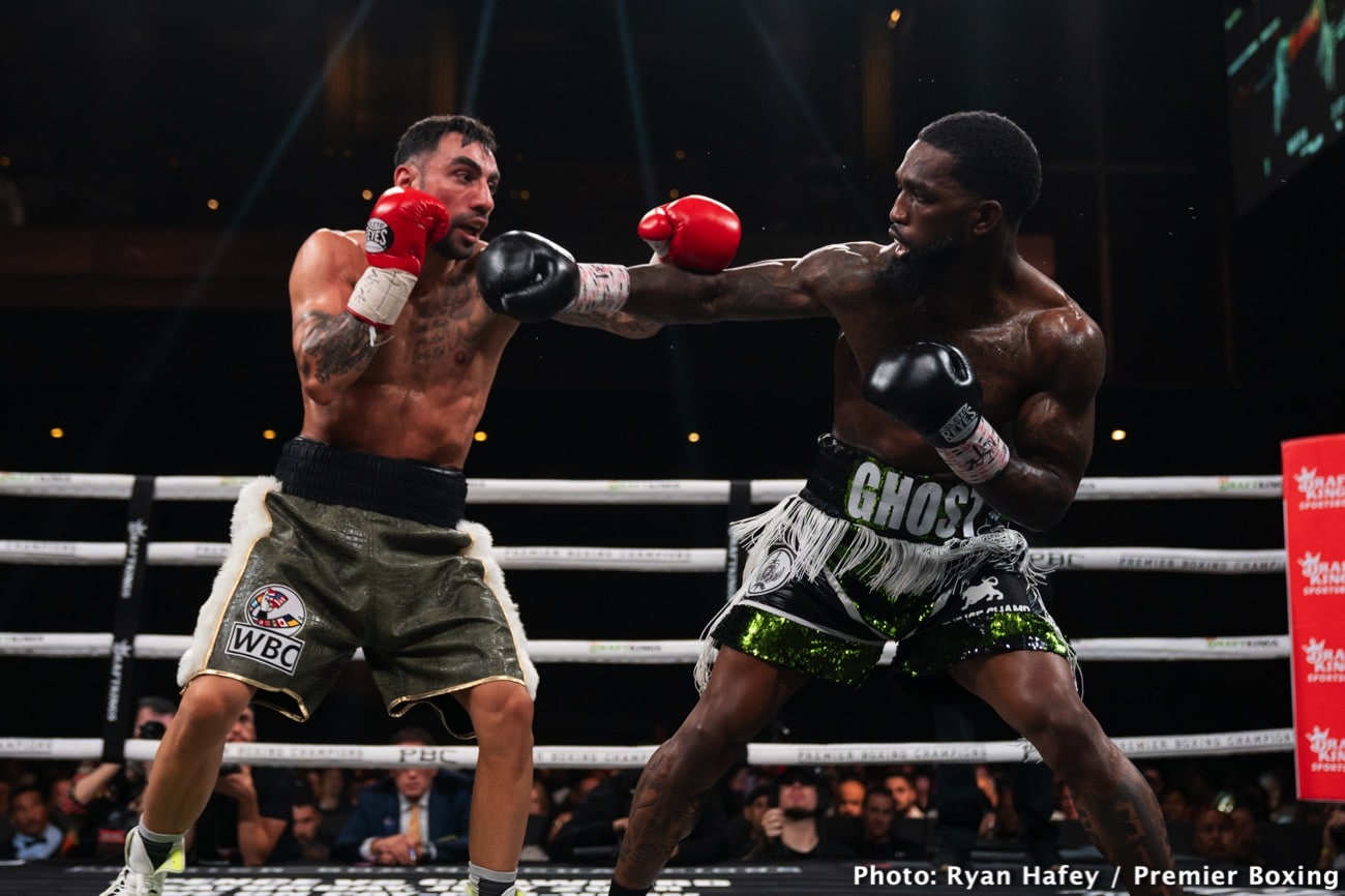 Boxing photo: Artem Harutyunyan, Elvis Rodriguez, Frank Martin, Viktor Postol image Frank Martin decisions Artem Harutyunyan - Boxing results