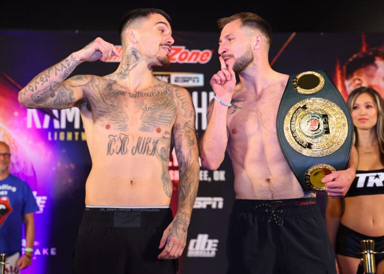 ESPN weights: Kambosos vs. Hughes & Davis vs. Patera