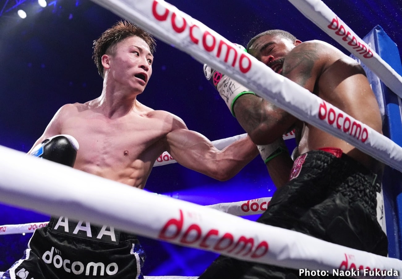 Boxing photo: Naoya Inoue, Stephen Fulton image Naoya Inoue Destroys Fulton, Scores Frightening 8th Round KO - Boxing Results