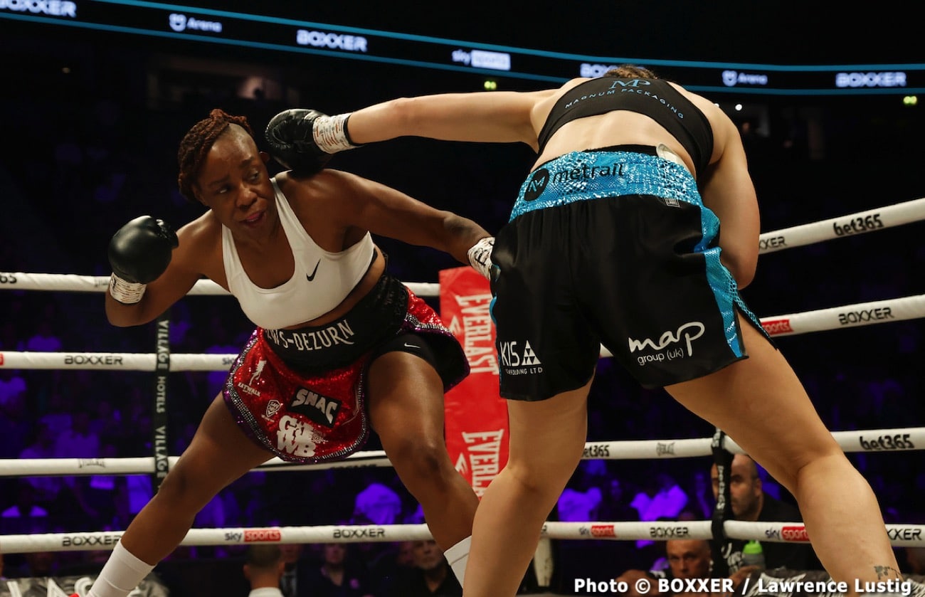 Boxing photo: Savannah Marshall image Results: Crews-Dezurn vs Savannah Marshall Fight Outcome & Reactions