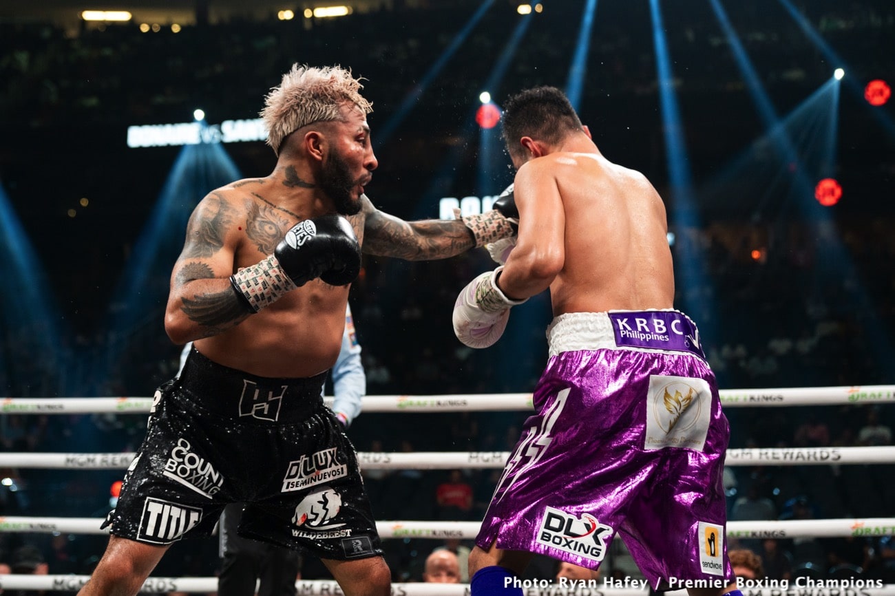 Boxing photo: Alexandro Santiago, Nonito Donaire image Alexandro Santiago defeats Nonito Donaire - Boxing Results