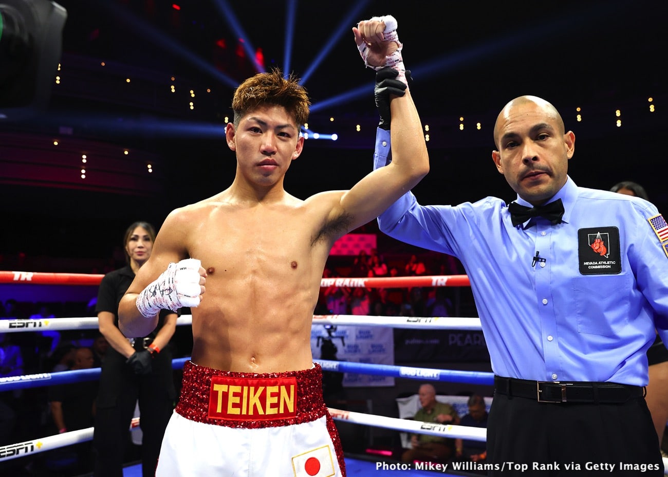 Boxing photo: Abraham Nova, Seniesa Estrada image Seniesa Estrada defeats Yudica - Boxing Results