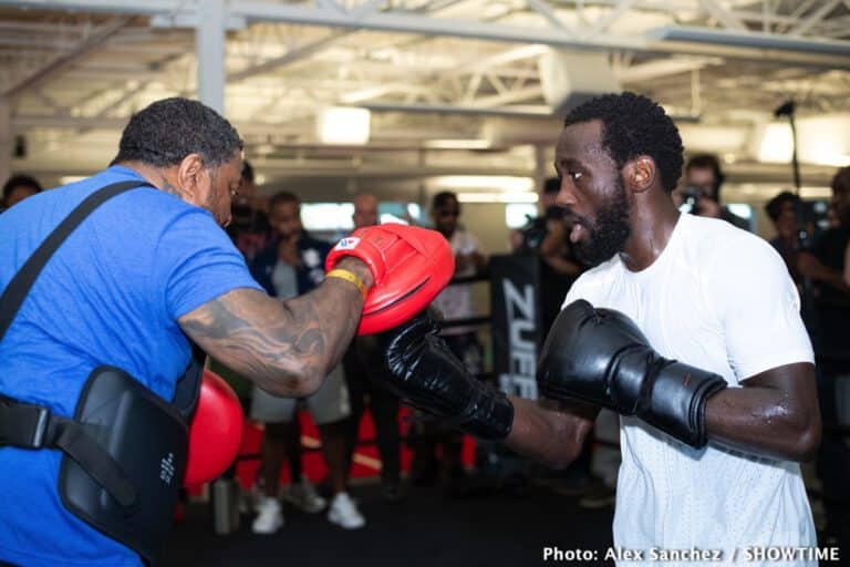 Terence Crawford's trainer wants him to "Shut the haters up" by beating Errol Spence