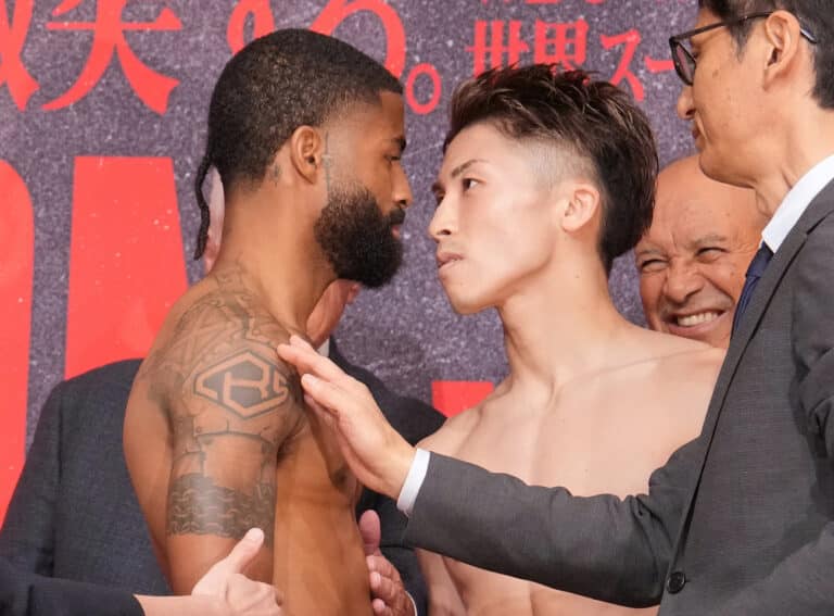 Stephen Fulton, Naoya Inoue Make Weight Then Engage In Chilling Staredown