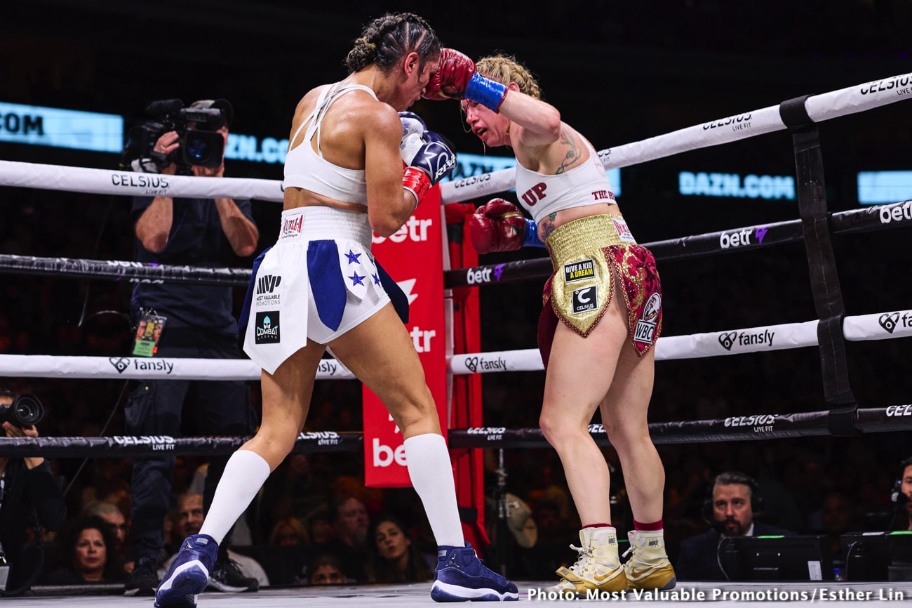 Boxing photo: Amanda Serrano, Heather Hardy image Amanda Serrano Defeats Heather Hardy In Rematch - Boxing results