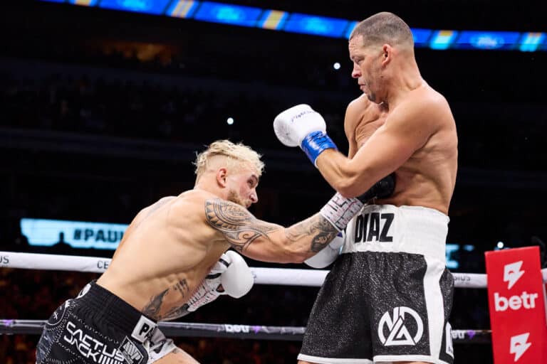 Jake Paul decisions Nate Diaz - Boxing results