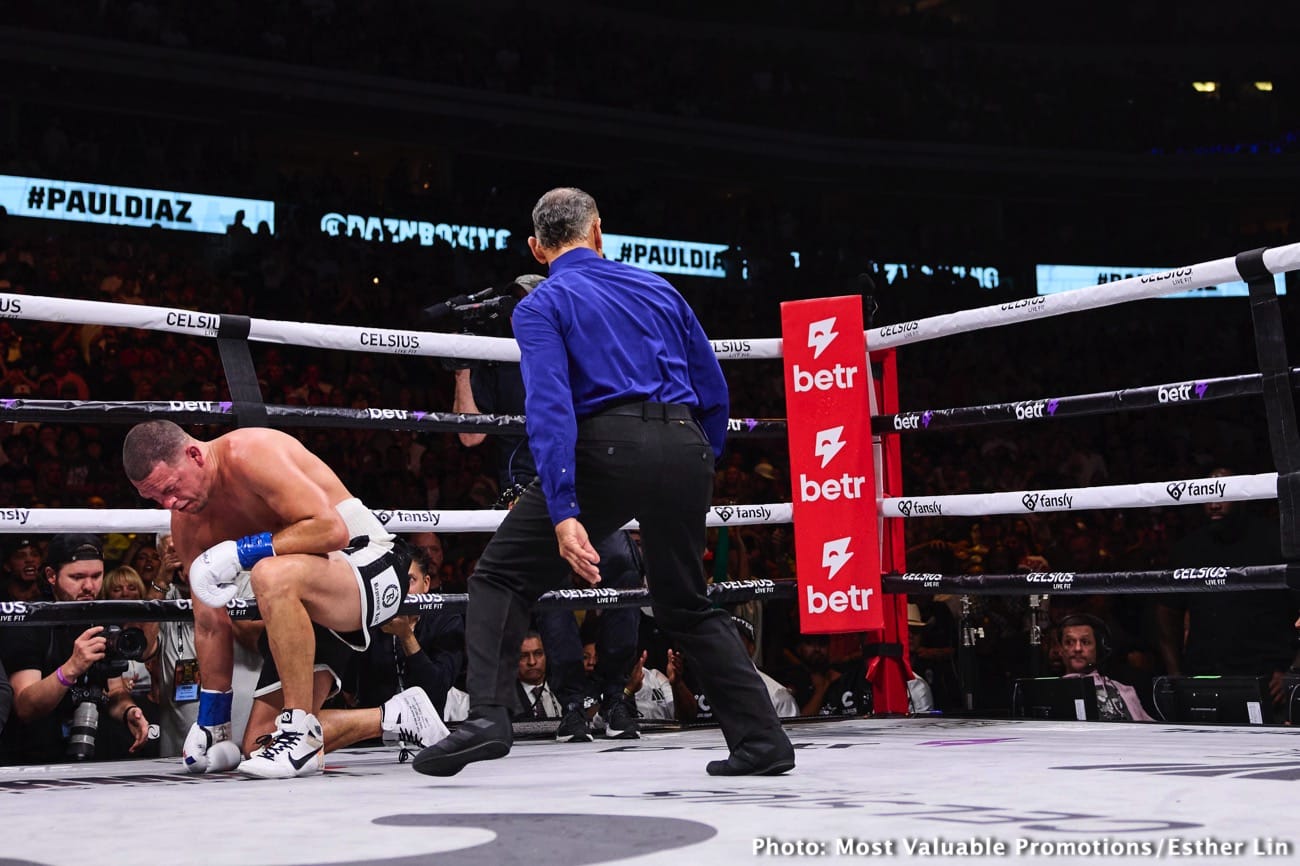 Boxing photo: Amanda Serrano, Heather Hardy, Jake Paul, Nate Diaz image Jake Paul decisions Nate Diaz - Boxing results