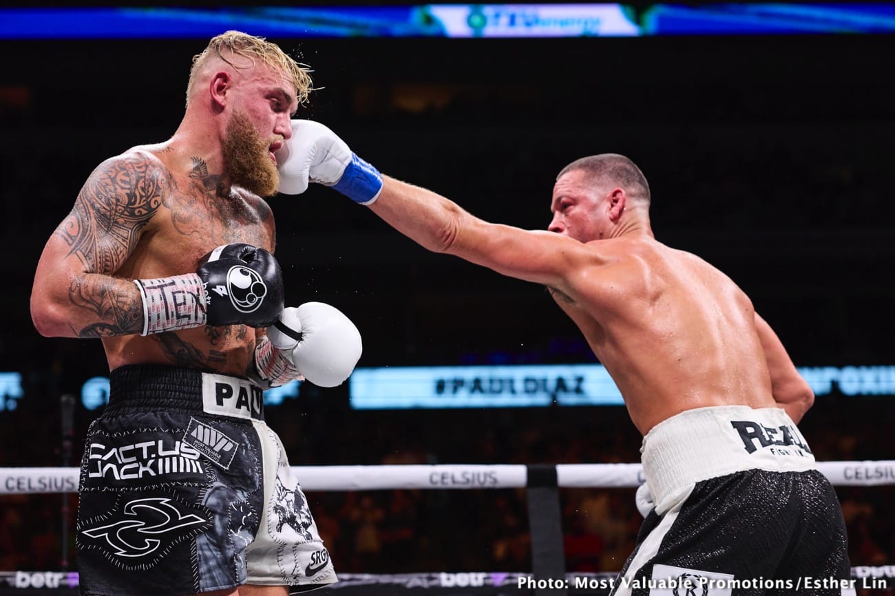 Boxing photo: Jake Paul image Results: Paul vs Diaz, Serrano vs Hardy Fight Outcome & Reactions