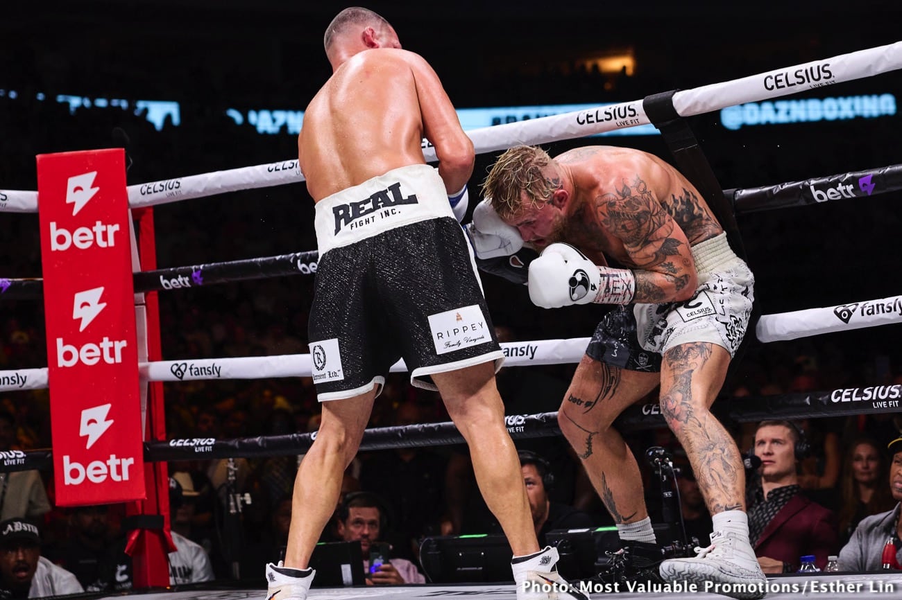 Boxing photo: Jake Paul image Results: Paul vs Diaz, Serrano vs Hardy Fight Outcome & Reactions