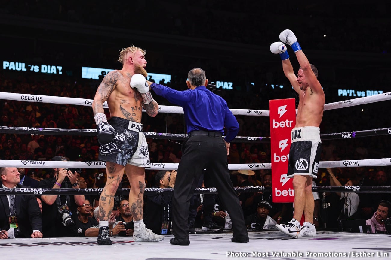 Results: Paul vs Diaz, Serrano vs Hardy Fight Outcome & Reactions