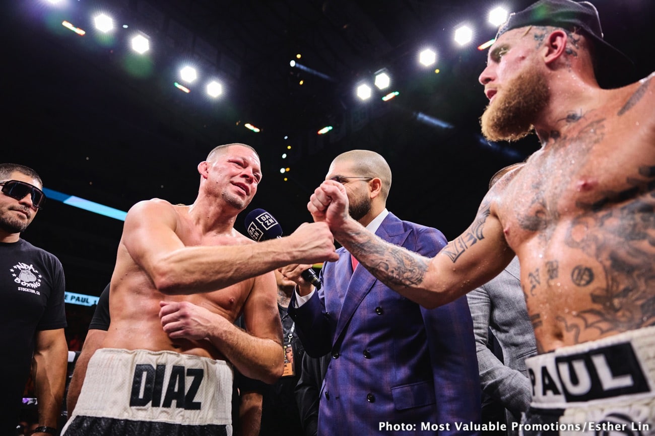 Boxing photo: Jake Paul image Results: Paul vs Diaz, Serrano vs Hardy Fight Outcome & Reactions
