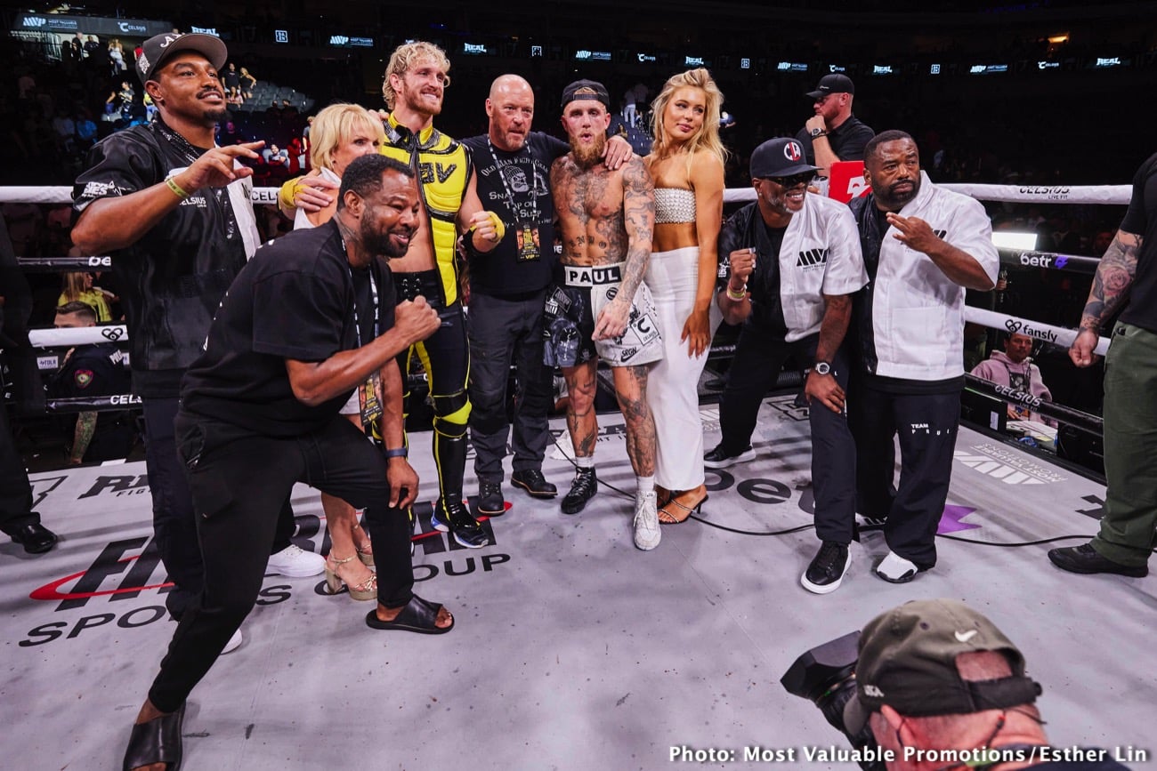 Boxing photo: Jake Paul image Results: Paul vs Diaz, Serrano vs Hardy Fight Outcome & Reactions
