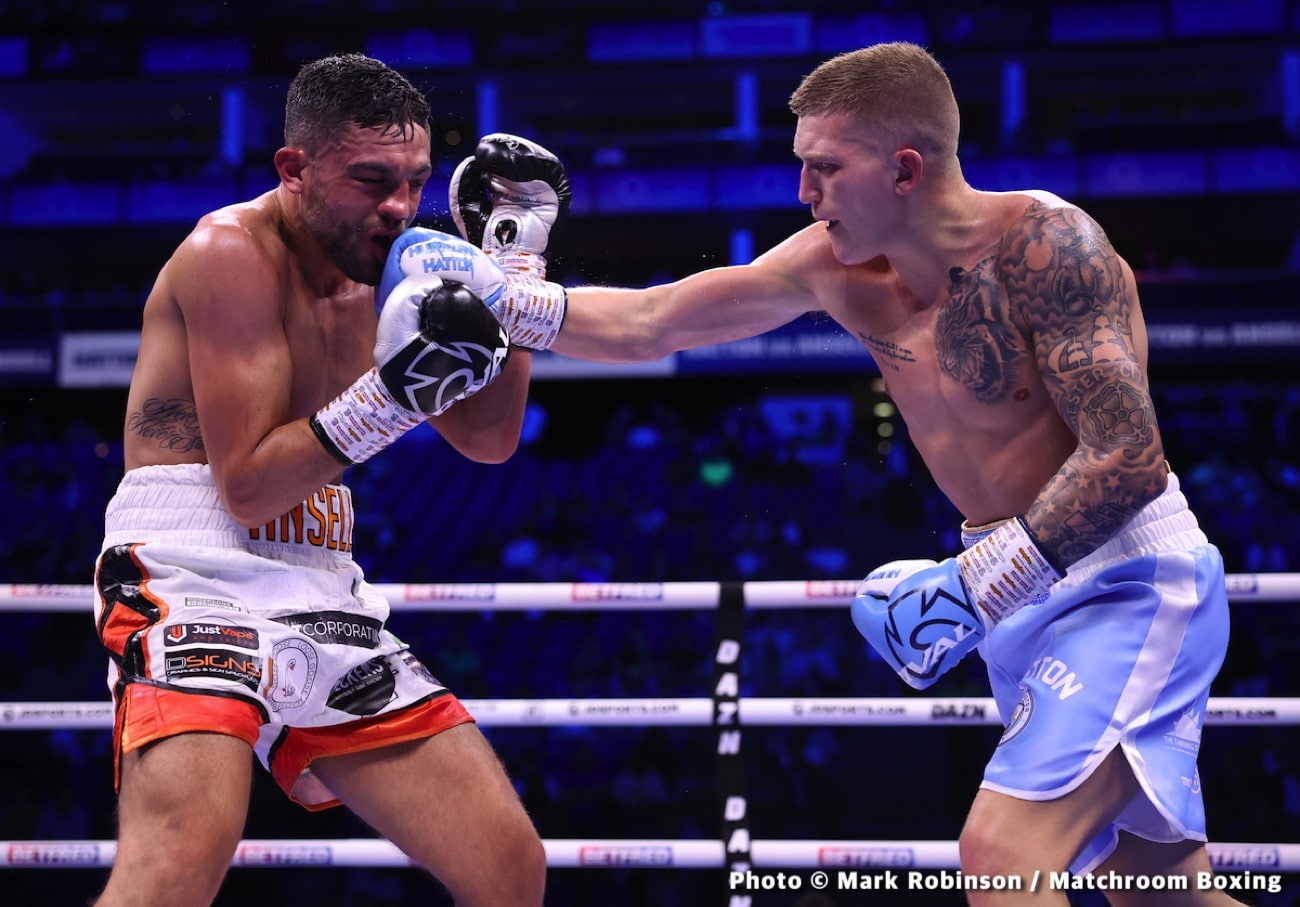 Boxing photo: Anthony Joshua, Demsey McKean, Derek Chisora, Filip Hrgovic, Robert Helenius image Boxing Tonight: Joshua vs. Helenius – Live Results