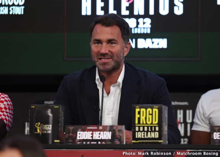 Hearn On Fury-Usyk Being Done And It Potentially Clashing With Benn-Eubank