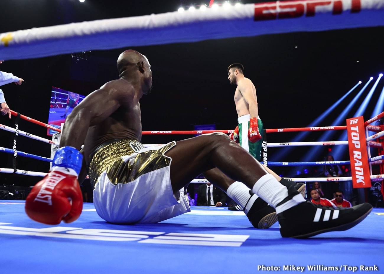 Boxing photo: Andriy Rudenko, Bakhodir Jalolov, Efe Ajagba, Jared Anderson, Zhan Kossobutskiy image Boxing Tonight: Anderson vs. Rudenko - Live Results