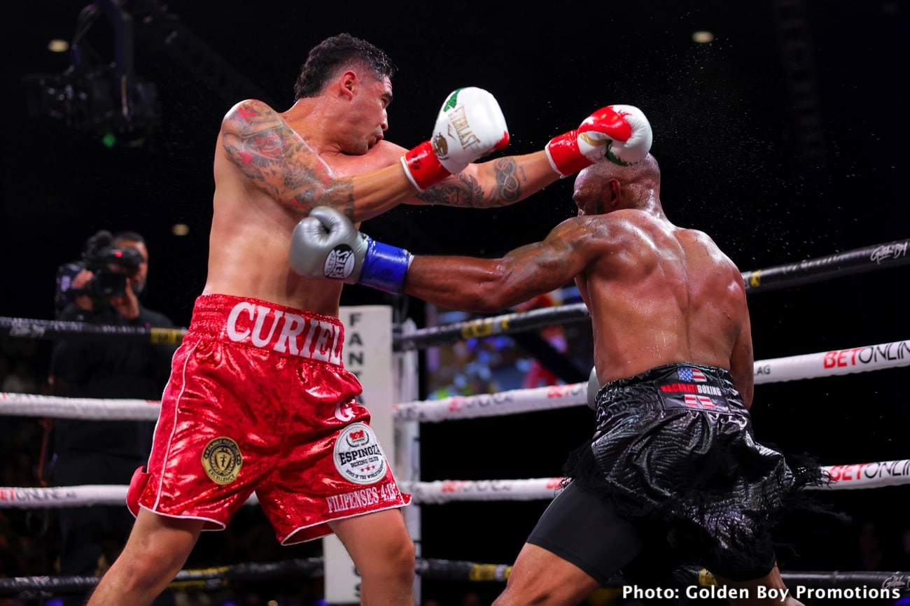 Boxing photo: Courtney Pennington, Raul Curiel image Raul Curiel defeats Courtney Pennington - Boxing Results