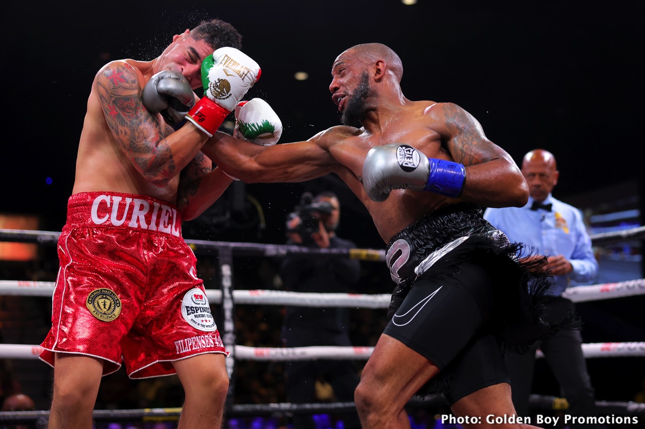 Boxing photo: Courtney Pennington, Raul Curiel image Raul Curiel defeats Courtney Pennington - Boxing Results