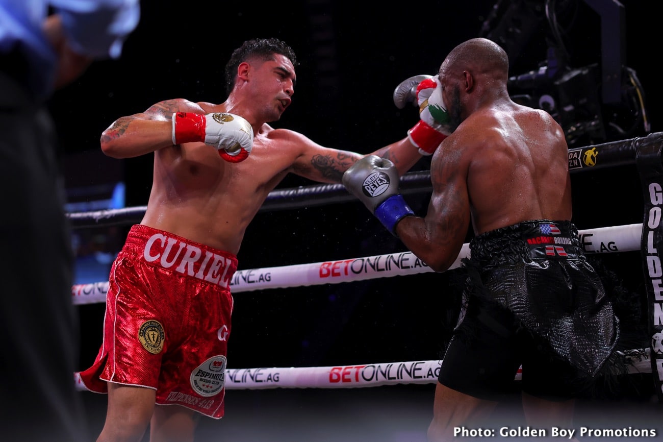 Boxing photo: Courtney Pennington, Raul Curiel image Raul Curiel defeats Courtney Pennington - Boxing Results