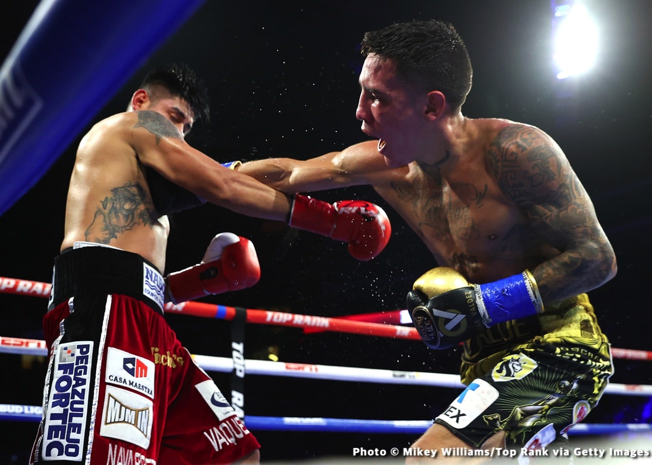 Boxing photo: Emanuel Navarrete, Óscar Valdez, Richard Torrez Jr. image Boxing Tonight: Navarrete vs. Valdez – Live Results