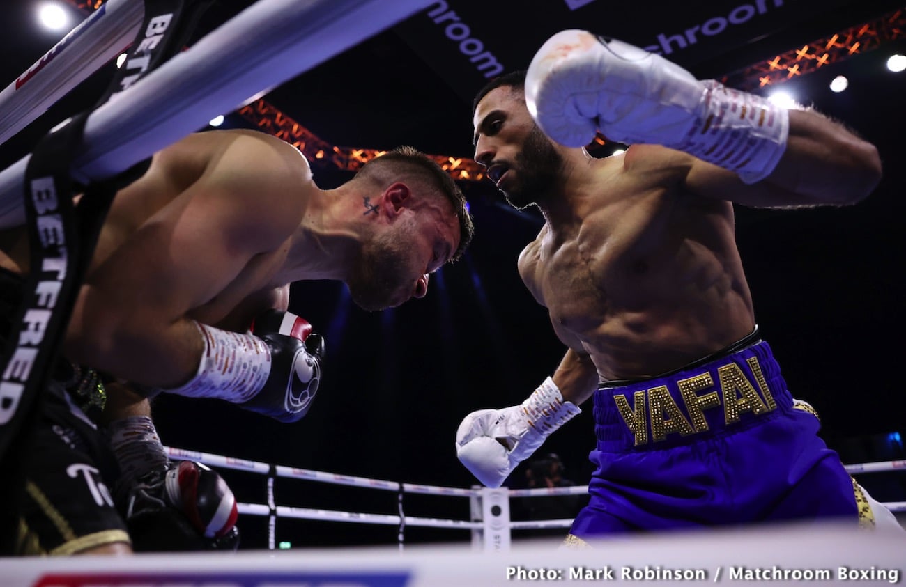 Boxing photo: Gamal Yafai, Tommy Frank image Gamal Yafai destroys Tommy Frank in first round - Boxing results