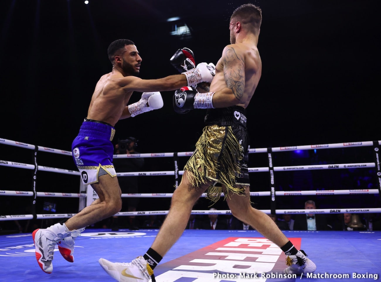 Boxing photo: Gamal Yafai, Tommy Frank image Gamal Yafai destroys Tommy Frank in first round - Boxing results