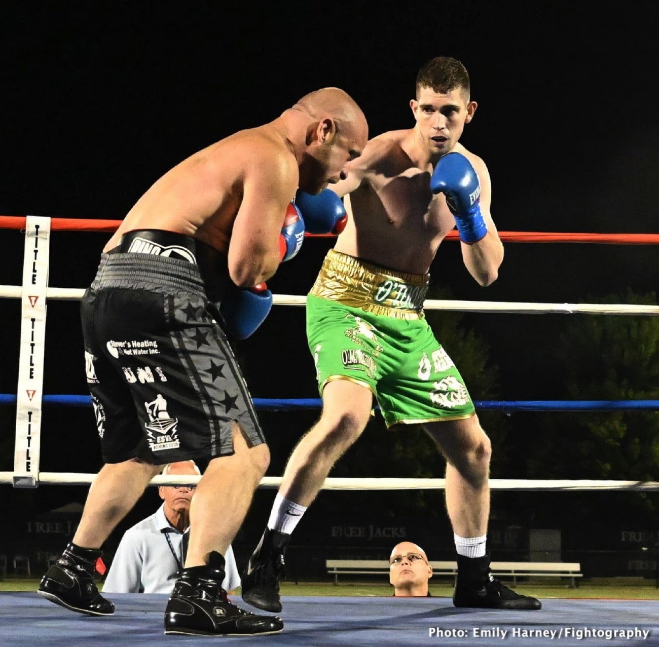 Boxing photo: Mike Ohan image Mike Ohan Defeats Harry Gigliotti - Boxing Results