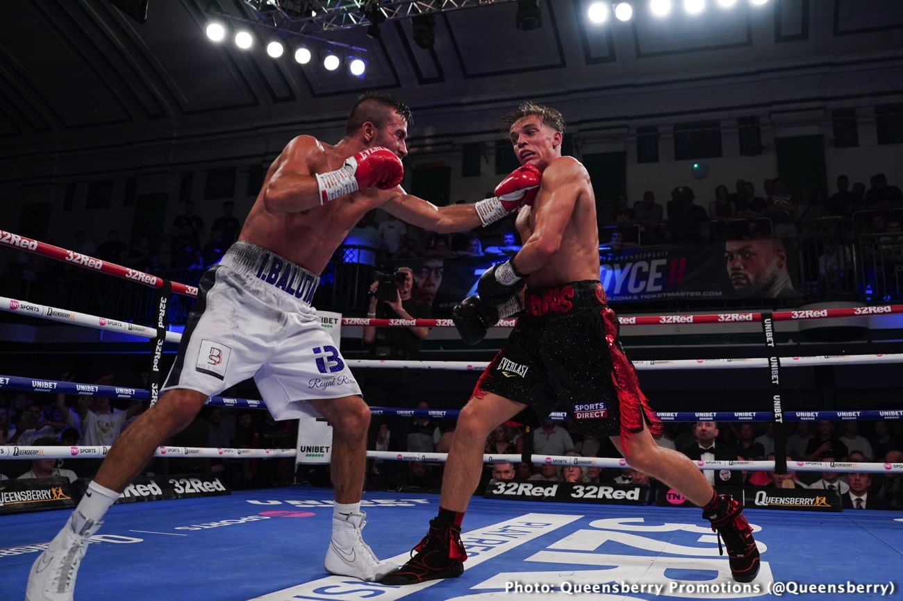 Boxing photo: Dennis McCann, Ionut Baluta image Bloody Hell! Dennis McCann-Ionut Baluta War Ends A Technical Draw Due To Horrific Cut