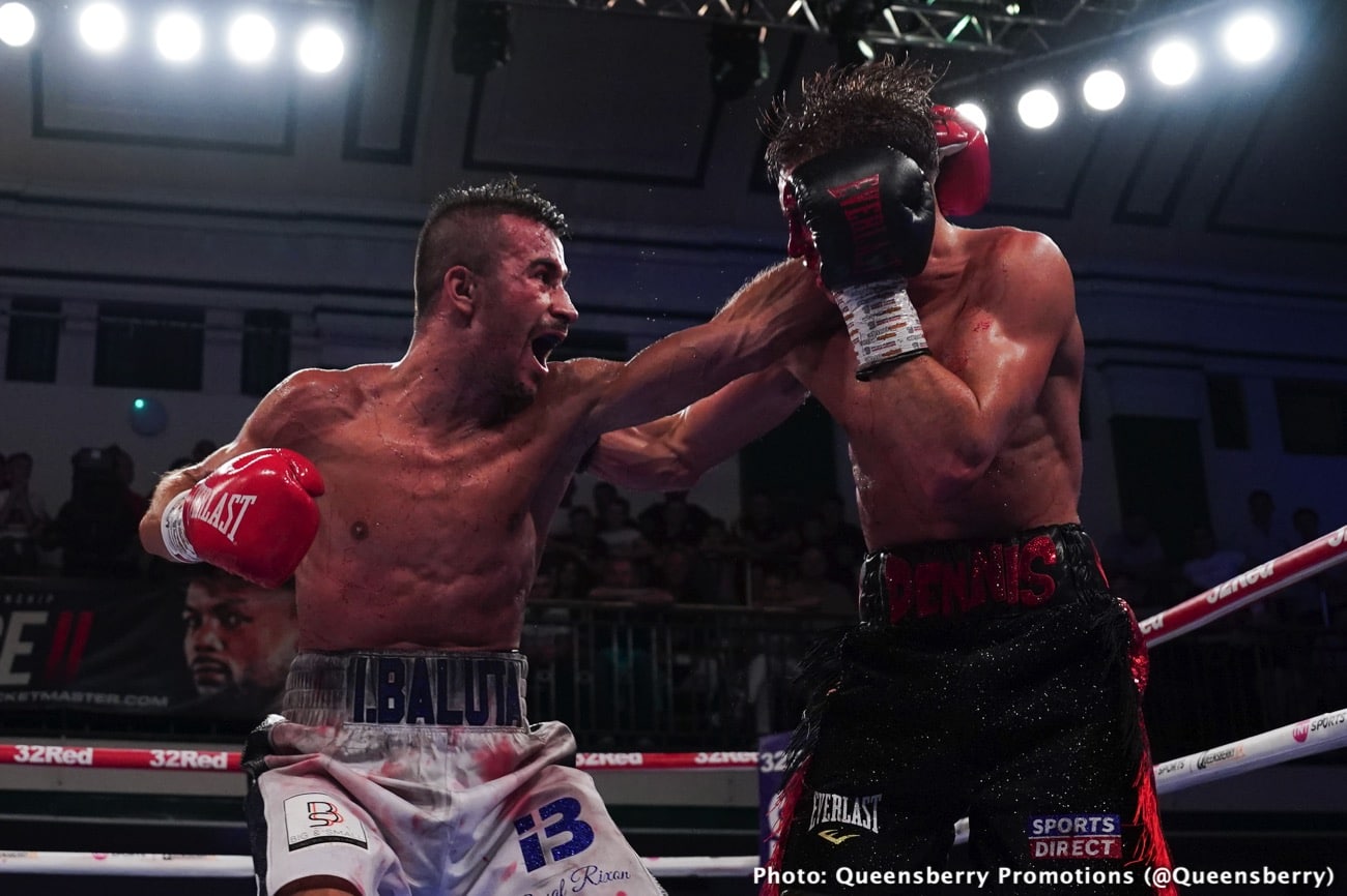 Boxing photo: Dennis McCann, Ionut Baluta image Bloody Hell! Dennis McCann-Ionut Baluta War Ends A Technical Draw Due To Horrific Cut