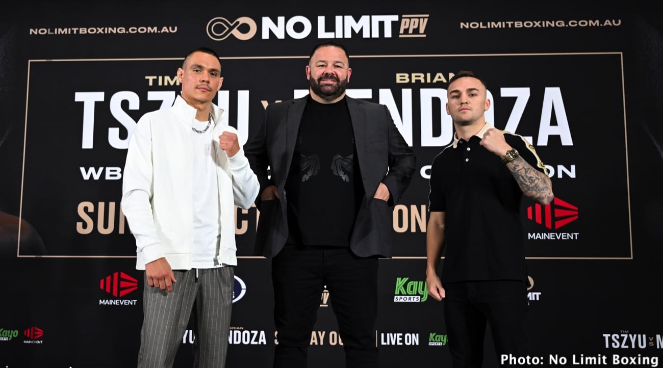 Brian Mendoza ready for war against Tim Tszyu on Saturday