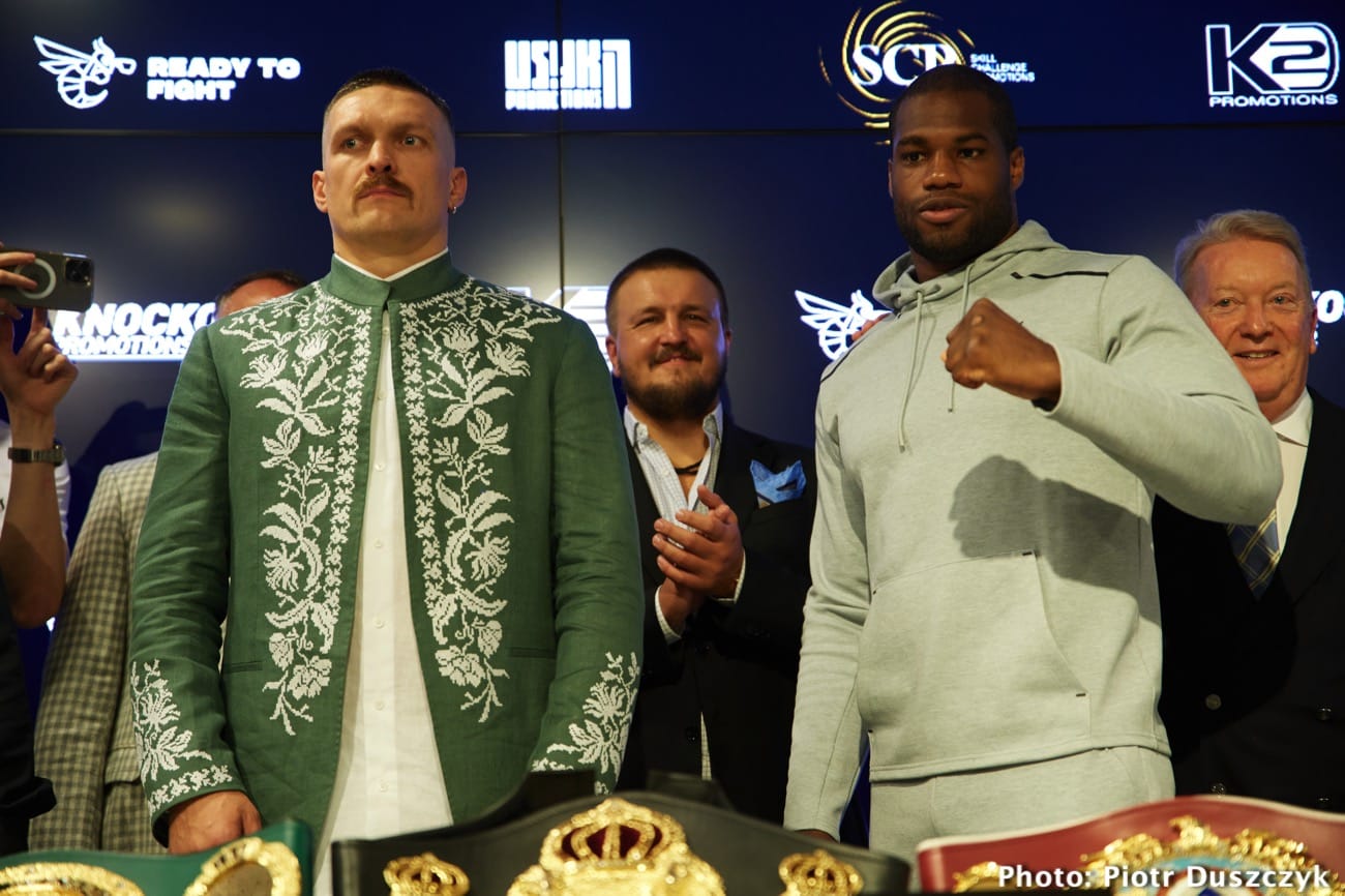 Oleksandr Usyk i Daniel Dubois gotowi na sobotni turniej w Polsce