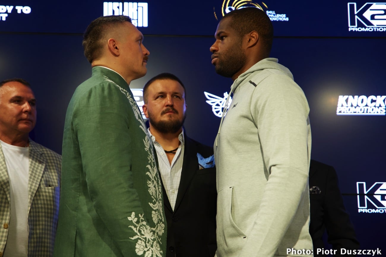 Boxing photo: Alexander Usyk, Daniel Dubois image Oleksandr Usyk vs Daniel Dubois Tonight: Start Time, TV & Streaming