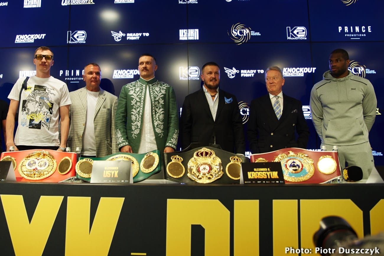 Boxing photo: Alexander Usyk, Daniel Dubois image Oleksandr Usyk vs Daniel Dubois Tonight: Start Time, TV & Streaming