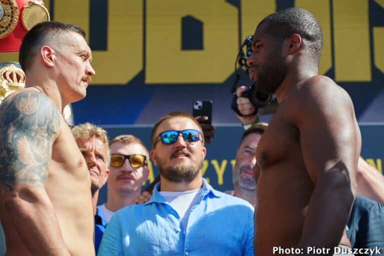 Boxing Tonight: Usyk vs. Dubois - Live Results